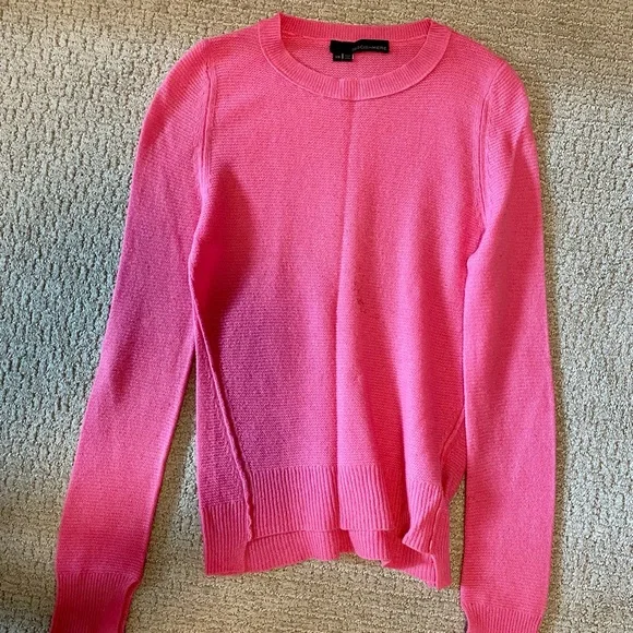 360 Cashmere Sweaters Pink Cashmere Crewneck Sweater 36